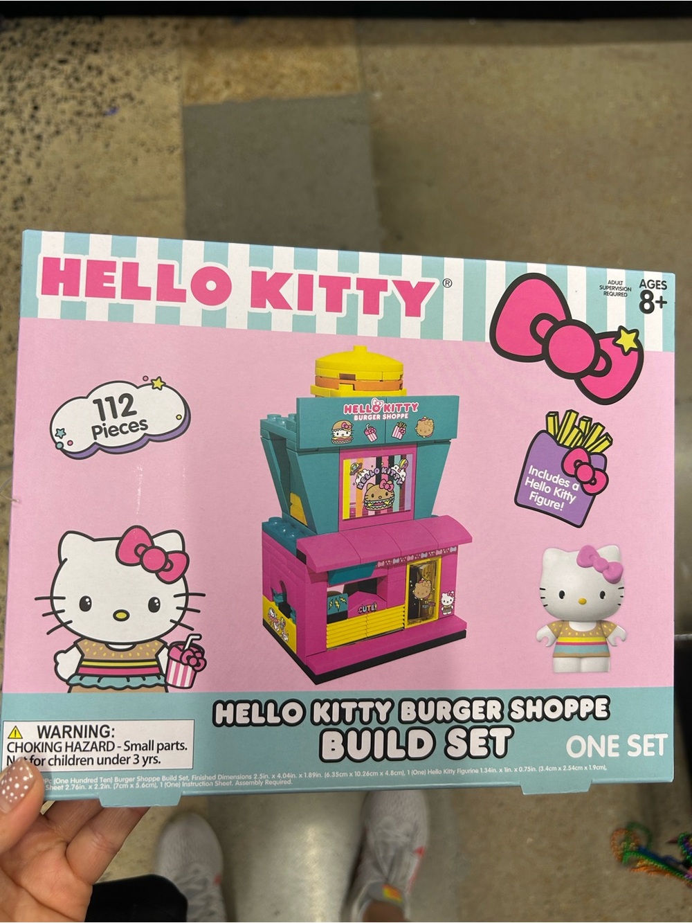 Hello Kitty Burger Shoppe Build Set